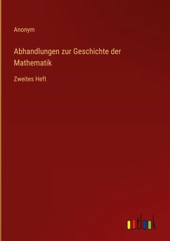 Cover Abhandlungen zur Geschichte der Mathematik