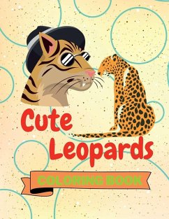 Cover Cute Leopards Coloring Book