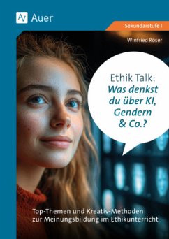 Cover Ethik Talk: Was denkst du über KI, Gendern & Co.?