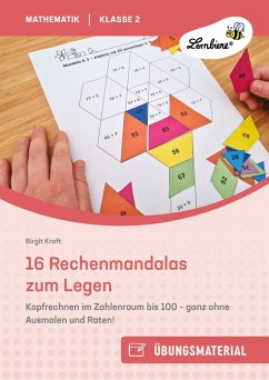 16 Rechenmandalas zum Legen - Kraft, Birgit