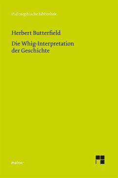 Cover Die Whig-Interpretation der Geschichte