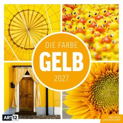 Cover Die Farbe Gelb Kalender 2027 - 30x30 - Art12