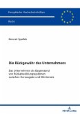 Die Rückgewähr des Unternehmens