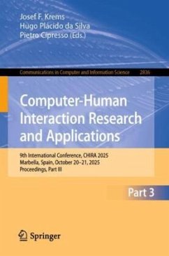 Cover Computer-Human Interaction Research and Applications
