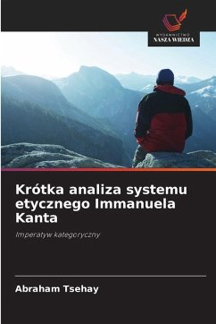 Cover Krótka analiza systemu etycznego Immanuela Kanta