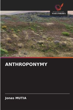Cover ANTHROPONYMY