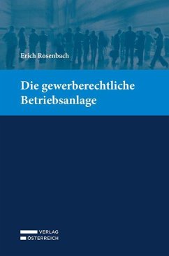 Cover Die gewerberechtliche Betriebsanlage