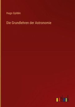 Cover Die Grundlehren der Astronomie