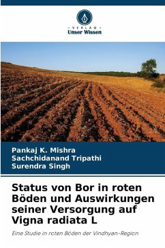 Cover Status von Bor in roten Böden und Auswirkungen seiner Versorgung auf Vigna radiata L