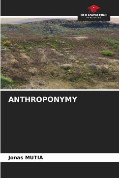 Cover ANTHROPONYMY