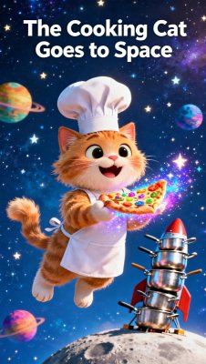 Cover The Cooking Cat Goes to Space (eBook, ePUB)