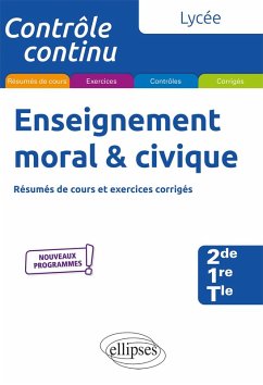Enseignement moral et civique - Lycée (2de-1re-Tle) - Nouveaux programmes (eBook, PDF) - Panzani, Marc; Pépin, Annie