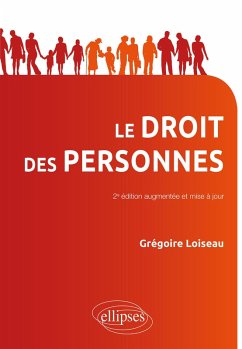 Droit des personnes - 2e édition mise à jour et augmentée (eBook, ePUB) - Loiseau, Grégoire