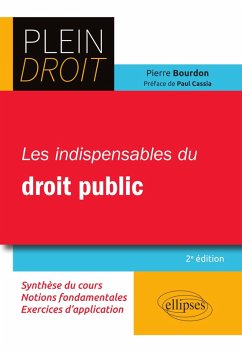 Les indispensables du droit public - 2e édition (eBook, ePUB) - Bourdon, Pierre