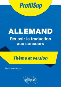 Allemand - Réussir la traduction aux concours (eBook, PDF) - Hasler-Bécane, Sigrid
