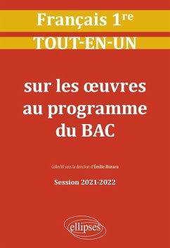 Cover Français. Première. Tout-en-un sur les oeuvres au programme du bac. Session 2021-2022 (eBook, ePUB)