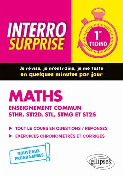 Mathématiques - Première technologique enseignement commun STHR, STI2D, STL, STMG et ST2S (eBook, PDF) - Radanne, Michel
