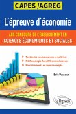 L'épreuve d'économie aux concours de l'enseignement en sciences économiques et sociales. CAPES/Agreg (eBook, ePUB)
