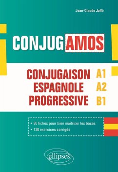 Cover ¡Conjugamos! Conjugaison espagnole progressive avec fiches et exercices corrigés (A1-A2-B1) (eBook, ePUB)