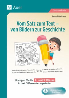 Cover Vom Satz zum Text - von Bildern zur Geschichte