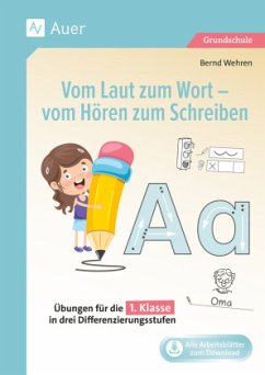 Cover Vom Laut zum Wort - vom Hören zum Schreiben