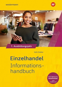 Cover Einzelhandel nach Ausbildungsjahren. 1. Ausbildungsjahr Informationshandbuch