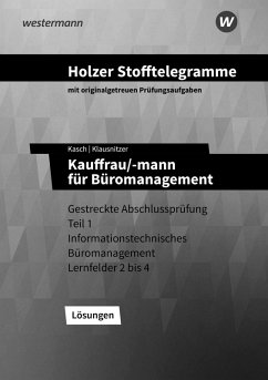 Cover Holzer Stofftelegramme Baden-Württemberg - Kauffrau/-mann für Büromanagement