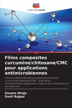 Films composites curcumine/chitosane/CMC pour applications antimicrobiennes - Ahuja, Sonam;bajpai, Sunil