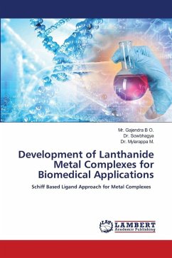 Development of Lanthanide Metal Complexes for Biomedical Applications - B O., Mr. Gajendra;Sowbhagya, Dr.;M., Dr. Mylarappa