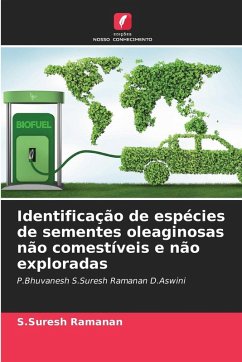 Cover Identificação de espécies de sementes oleaginosas não comestíveis e não exploradas