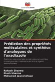 Prédiction des propriétés moléculaires et synthèse d'analogues de l'oxadiazole