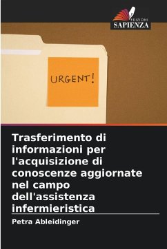 Cover Trasferimento di informazioni per l'acquisizione di conoscenze aggiornate nel campo dell'assistenza infermieristica
