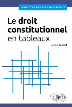 Le droit constitutionnel en tableaux (eBook, PDF) - Coutant
