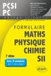 Formulaire PCSI/PC Maths... - Bild 1