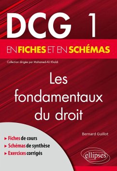 DCG 1 - Les fondamentaux du droit en fiches et en schémas (eBook, ePUB) - Guillot, Bernard DCG 1 - Les fondamentaux du droit en fiches et en schémas (eBook, ePUB) - Guillot, Bernard