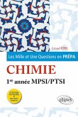 Les 1001 questions de la chimie en prépa - 1re année MPSI-PTSI - 3e édition actualisée (eBook, PDF)