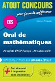 Oral de mathématiques aux concours ECS - ESCP - HEC (eBook, PDF)