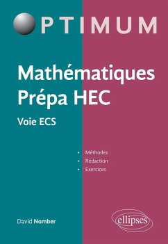 Cover Mathématiques Prépa HEC - Voie ECS : Méthodes, rédaction et exercices (eBook, PDF)