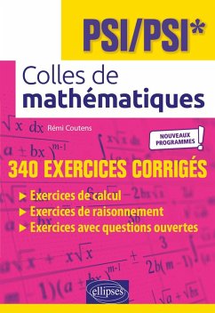 Cover Colles de Mathématiques - PSI/PSI* - Programme 2022 (eBook, PDF)