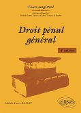 Droit pénal général - 4e édition (eBook, PDF) Droit pénal général - 4e édition (eBook, PDF)