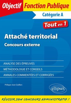Attaché territorial. Concours externe (eBook, PDF) - Quillien