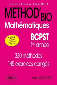 Mathématiques BCPST-1re année - 2e édition conforme au nouveau programme (eBook, PDF) - Bacquelin