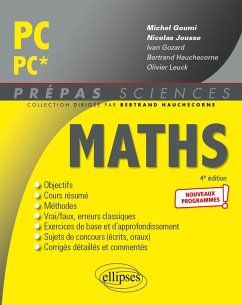 Cover Mathématiques PC/PC* - Programme 2022 (eBook, PDF)