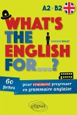What's the english for...? (eBook, ePUB)