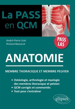 Cover QCM d'anatomie - Membre thoracique et membre pelvien (eBook, ePUB)