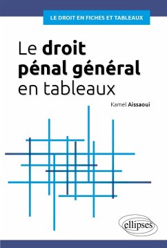 Le droit pénal général en fiches et en tableaux (eBook, PDF) - Aissaoui