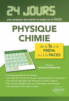 Physique-chimie - 24 jours pour préparer son entrée en prépa (eBook, PDF) - Depaquit-Debieuvre
