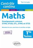 Mathématiques - Terminale technologique enseignement commun STHR, STI2D, STL, STMG et ST2S (eBook, ePUB)