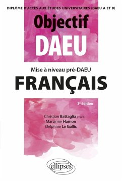 Cover Mise à niveau pré-DAEU Français (eBook, ePUB)