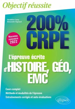 Cover L'épreuve écrite d'histoire, géographie, EMC - CRPE Nouveau concours 2022 (eBook, ePUB)